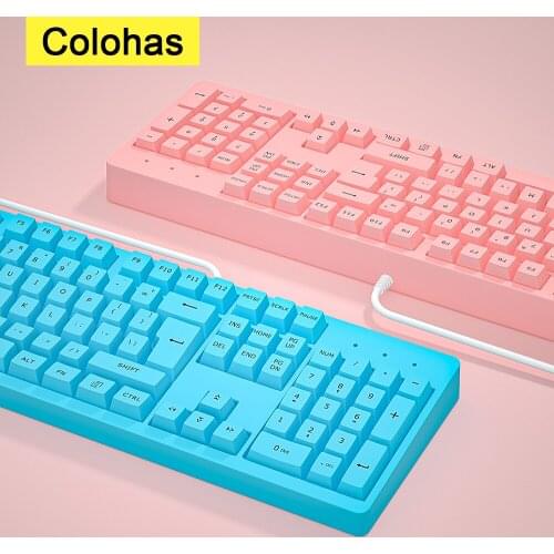 USB Wired Gaming Keyboard With Backlit For Macbook PC Gamer Mechanical Feeling Keyboard For Laptop Computer Gamer Keyboard