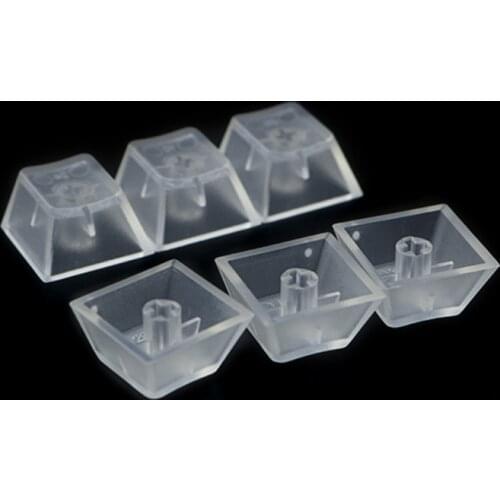W3JD 10Pcs Transparent ABS Keycaps Mechanical keyboard Matte Backlit Key for cherry Gateron Kailh Switch R4 R3 R2 R1