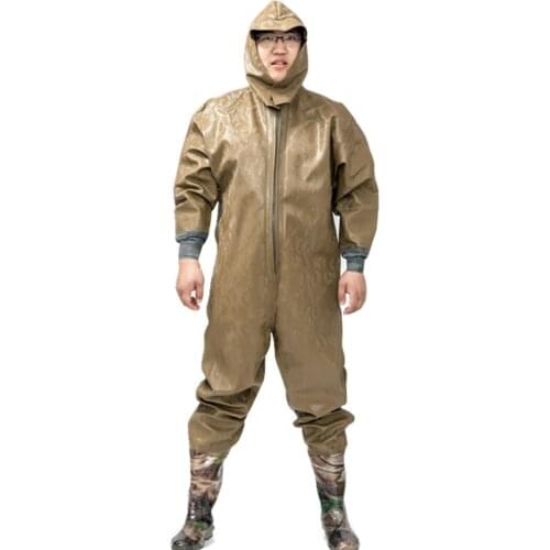 1mm Yellow Rubber Waders zip Waterproof Suit fly Fishing Wader Rubber Boots Stocking Foot waadschoenen respirant cuissarde peche