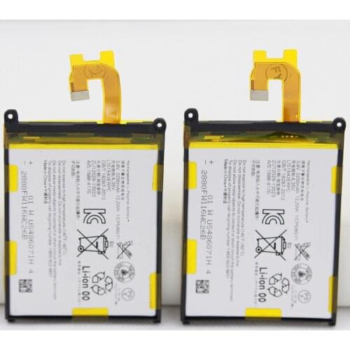 10pcs/lot ISUNOO 3200mah Replacement PHONE Battery LIS1543ERPC For Sony Xperia Z2 L50T D6502 D6503 L50 L50W Lithium Battery