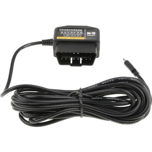 12V/36V To 5V Car Dash Cam Hardwire Power Inverter Cable Micro USB Right Head