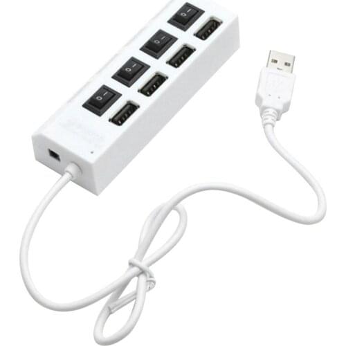Four-ports 4 ports independent switc independent switch high-speed HUB expander computer splitter one drag four hub usb2.0 hub