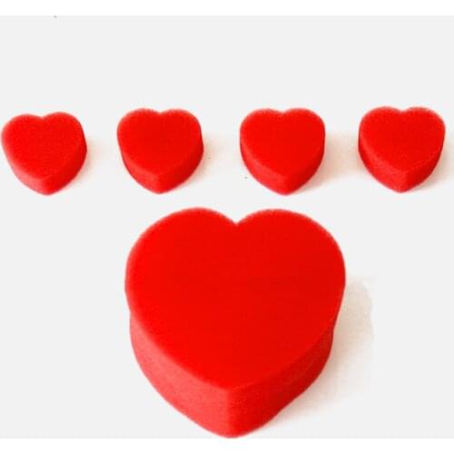 5pcs/Set Multiplying Sponge Hearts Magic Tricks ValentineS Or Wedding Close-Up Stage Magic Props Magic Accessories Child Toys