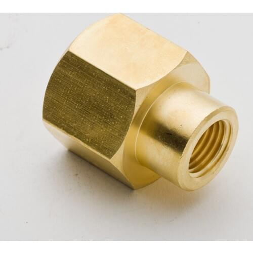 50PCS Brass Pipe Fitting Reducer Coupling 1/4"x1/8" NPT Female Water Gas Connector