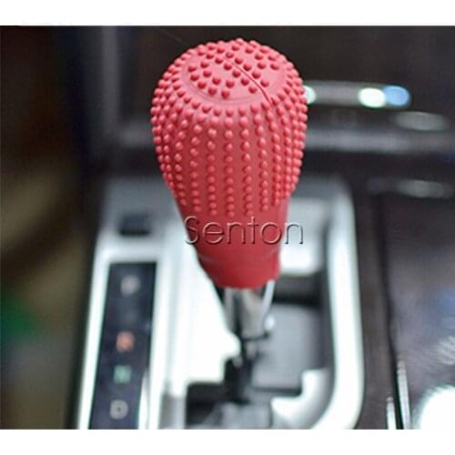 Car-Styling Car Silicone Gear Shift Head Cover For Acura Polo Volkswagen VW GOLF 4 5 7 Passat B5 B6 CC Touran Subaru Forester XV