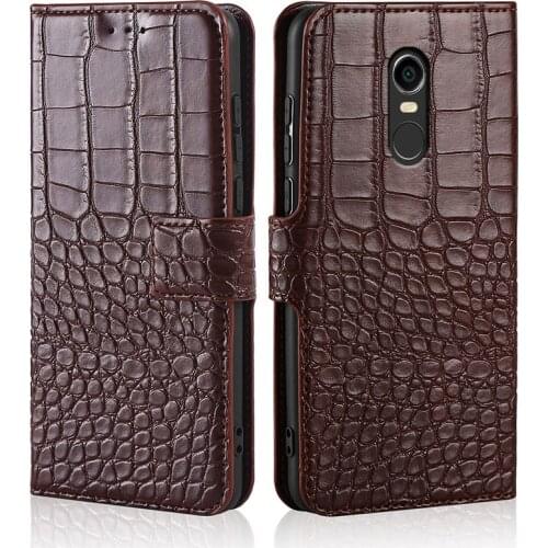 Phone Case for Xiaomi Redmi Note 4 Case Crocodile texture leather flip Case For Xiaomi Redmi Note 4X Case Cover