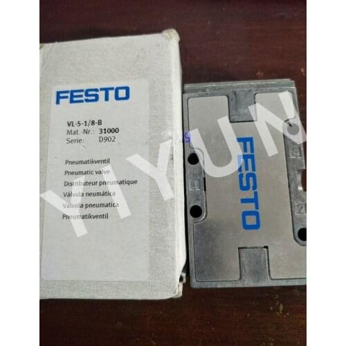VL-5-1/8-B 31000 VL-5/3-E-1/8-B 31309 VL-5/3G-1/8-P-B 173176 VL-5/3G-1/4-B 14298 FESTO Solenoid valve Pneumatic components
