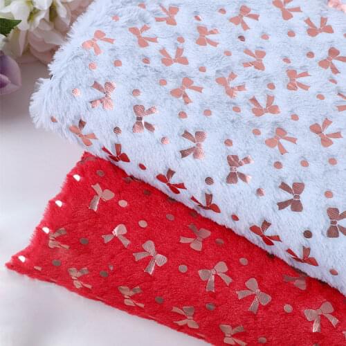 Imitation rabbit hair bronzing artificial fur plush bronzing toy fabric