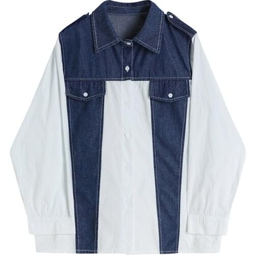 LJHXYPLYT Womens Denim Shirts