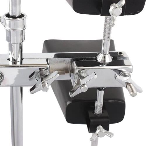 Metal Connecting Clamp Holder Bracket Rod Percussion Drum Cowbell Accessory Clip for Musical Instruments Tap Keyboard Instrument