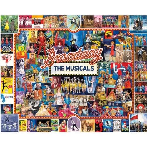 Jigsaw Puzzle 1000 Piece Stress Relief The Musicals Jigsaw Puzzles For Kindergarten Children Educational Toys