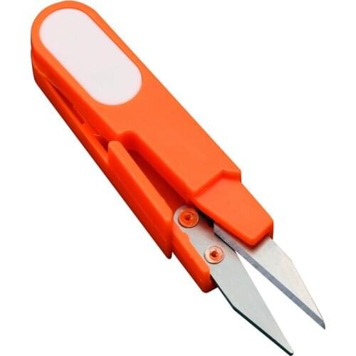 Stainless Steel Anti-Rust Portable Folding Scissors Glasses Shaped Mini Shear Fishing Scissor for Home and Travel Camping Use