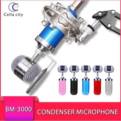 CELLA CITY Mobile Phone Microphone For Conferences Interviews K Song Artifact Anchor Live Broadcast Equipment Microphone