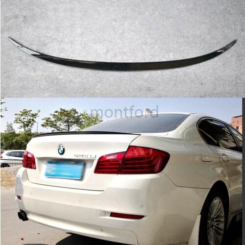 For BMW M5 520i 528i 535i 530i 525i F10 F18 Spoiler 2012-2015 ABS Plastic Unpainted Color Rear Trunk Boot Wing Spoiler