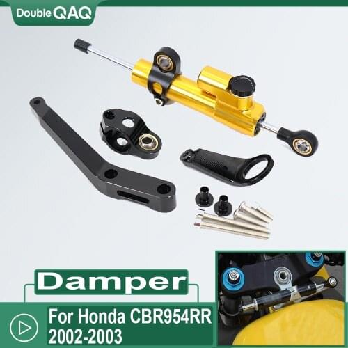 CBR954RR 2002 2003 Motorcycle Steering Stabilize Damper Mounting Bracket Kit For Honda CBR929RR CBR900RR 2000 2001 CBR 929 900RR