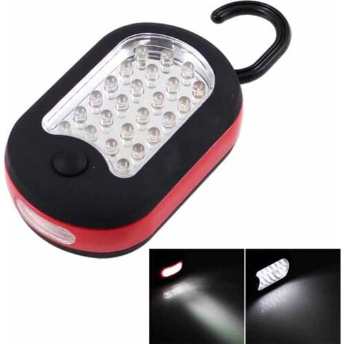 LED Camping Light 27-LED Tent Light Lantern White LED Lamp Torchlight AAA Flashlight Torch Fishing Emergency Light Magnet Hook