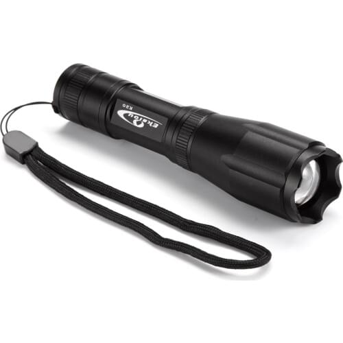 LED 5 mode Flashlight XML T6 Zoomable Flashlight Outdoor waterproof camping preferred Suitable for 18650 battery, AAA battery