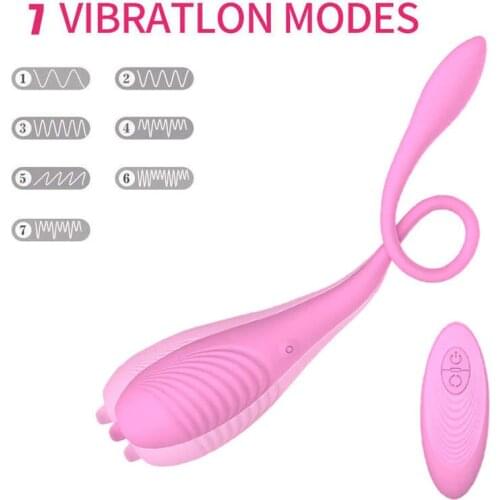 Remote Control Vibrator for Women Skin Feeling Toys for Adults 18 Multi-speed Vaginal Balls Cunnilingus Clitoris Stimulator YJ