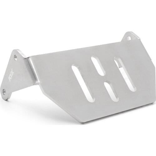 KYX Racing Stainless Steel Servo Protector Chassis Guard Board Parts for 1/10 RC Crawler Car Axial SCX10 III AXI03007 SCX10.3