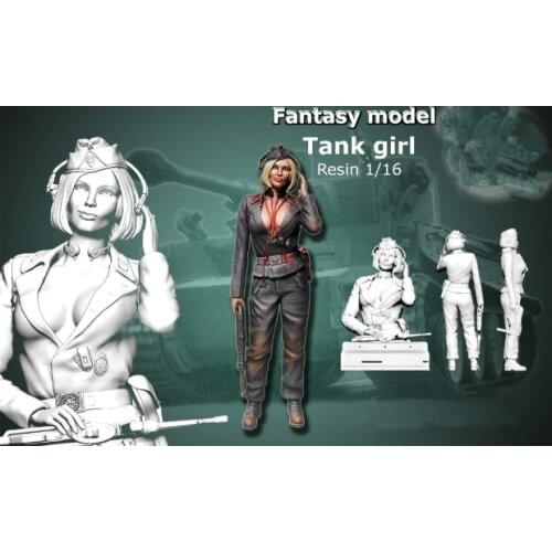1/35 Scale Sexy Female Technician Miniatures Unpainted Resin Model Kit Figure Free Shipping