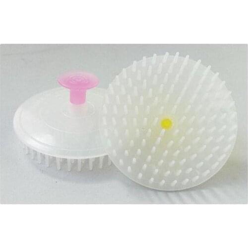 2pcs Bath Hair Scalp Massage Shower Head Comb Massager Brush Scrubber Bathroom Cleaning Tool Stress Relax Health Therapy
