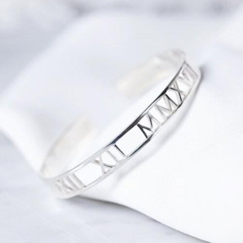 2019 personality nameplate bracelets gold hollow bracelets name woman stainless steel jewelry birthday gift BFF