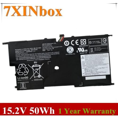 7XINbox 15.2V 50Wh 3290mAh SB10F46441 SB10F46440 Laptop Battery For Lenovo ThinkPad X1 Carbon Gen3 2015 00HW003 00HW002 Tablet