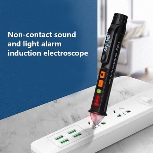 VD901 Electric Pen Digital Display Multi-Function Induction Test Pencil Sound/Light Alarm 12~1000V Non-Contact Voltage Detector