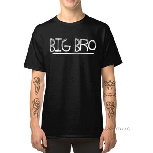 Casual Big Bro Tops T Shirt For Men Funny Summer Crew Neck All Cotton Mens T-shirts TShirt Personalized Gift Clothes