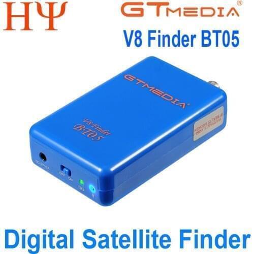 GTmedia V8 Finder BT05 replace BT03 Finder 1080p bluetooth DVB-S2 satellite finder with lithium