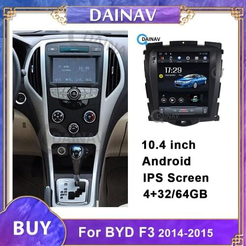 HD screen Car Multimedia DVD Player For BYD F3 2014 2015 Telsa Style Car Stereo Radio GPS Navigation