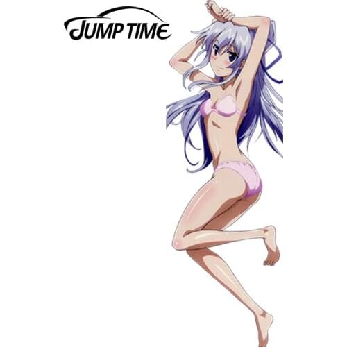 JumpTime 13cm x 4.3cm Cartoon Campione Liliana Kranjcar Anime Car Sticker Decal Accessories Beautiful Girl Waterproof Sunscreen