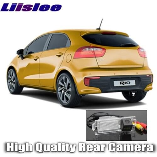 LiisLee Car Reversing image Camera For KIA Rio K2 Pride Hatchback2011~2017 Night Vision HD WaterProof Rear View back up CAM