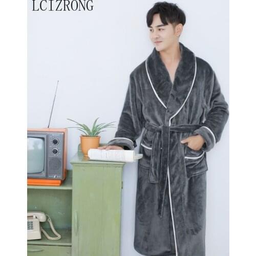 LCIZRONG Men's Warm Robes