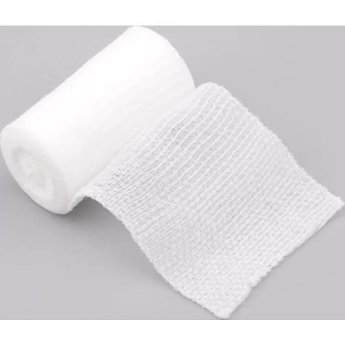 2021 Top 1 Roll Gauze Bandage Grade Sterile First Aid Wound Dressing Stretched