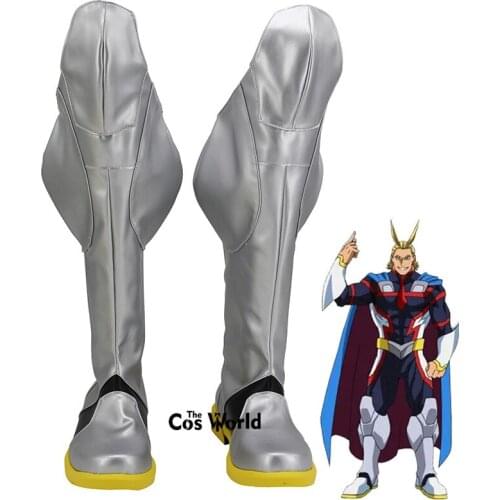 My Hero Academia Boku No Hero Academia Yagi Toshinori All Might Anime Customize Cosplay Shoes Boots