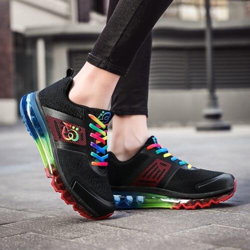 Mens Shoes Running Big Size 35-47 Sneakers Hot Sale Outdoor Sport For Men Breathable Cushion Women Running Shoe Couple Trainers