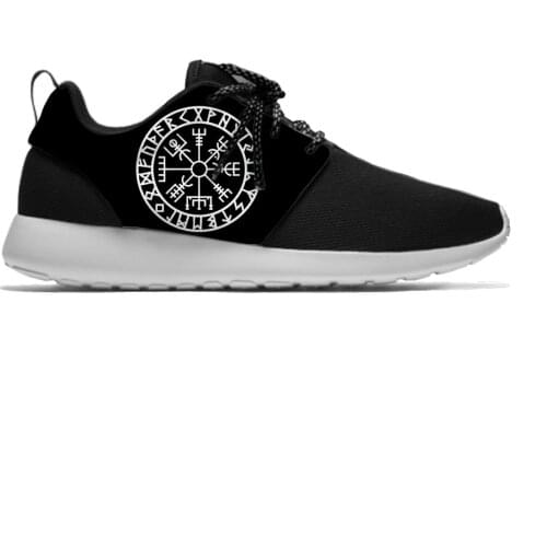 Vikings Odin Warrior Legend Cool Funny Personality Sport Running Shoes Casual Breathable Lightweight 3D Print Men Women Sneakers
