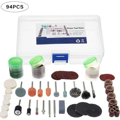 94 Pcs Electric Polishing Kits Rotary Tool Bit Set Suit Grinding Polishing High-Quality Abs For Diy Accessories
