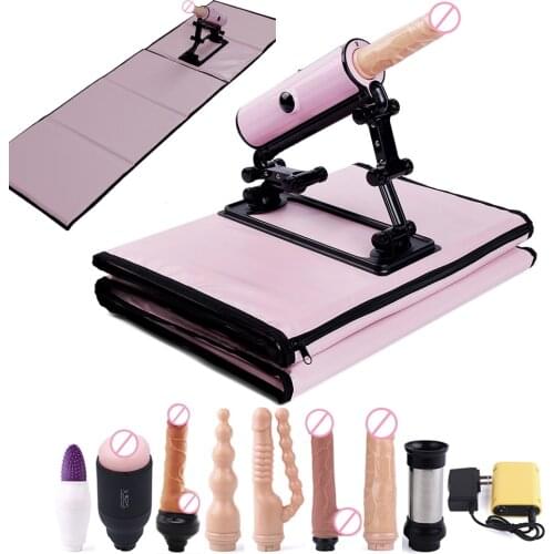 Update Strong motor sex machine with dildo attachments,automatic love machine sex toys vibrators for man women