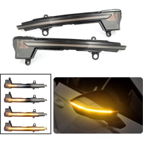 Pair Dynamic LED Side Mirror Lamp Turn Signal Light Blinker For Seat Ateca 5D 2016 2017 2018 2019 Tarraco Car Styling