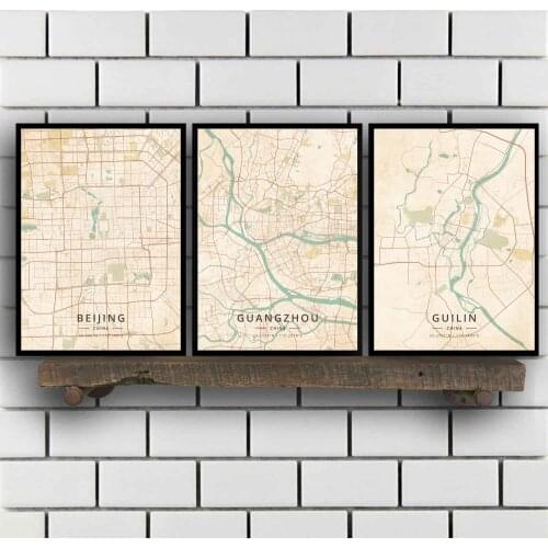 Beijing Guangzhou Guilin Hangzhou Harbin Hong Kong Hong Kong Qingdao Shanghai Shenzhen China Poster