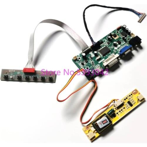Fit G150X1-L01/L02/L03 Inverter 2CCFL 20pins LVDS PC LCD screen15" 1024*768 M.NT68676 VGA display controller board DIY kit