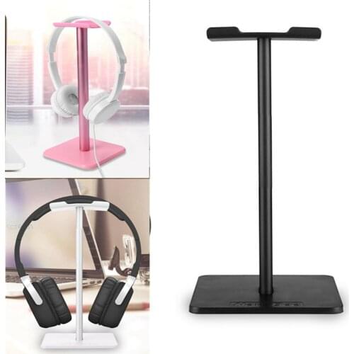 Alloy Headphone Holder Rack, Support Gamer Headset Stand, Aluminum Black Bluetooth Earphone Hanger, PC Setup Gaming Accessories