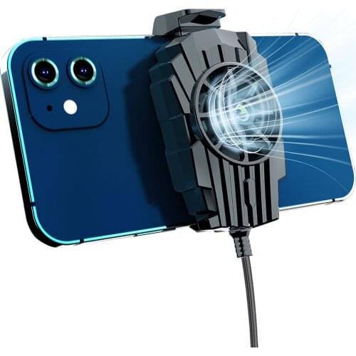 Portable Smartphone USB Cooling Fan Universal 4.7-7.5in Mobile Phone Game Heat Sink Cooler System Gaming Radiator for PUBG Gamer