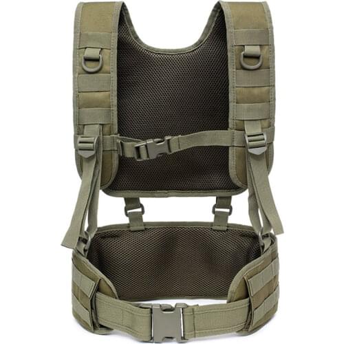 Tactical Military Belt Outdoor Army Men Airsoft Combat Suspender Waist Belt Hunting War Battle Waist Support Gear Adjustable