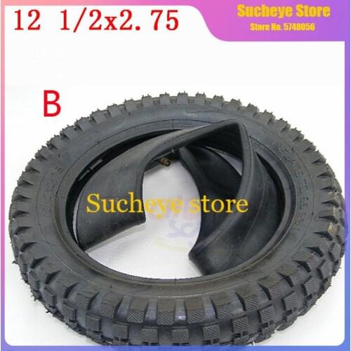 Hot Sale Good Quality 12 1/2 X 2.75 Inner Tube Outer Tyre for MX350 MX400 Scooter 12 inch 49cc Motorcycle Mini Dirt Bike Tire