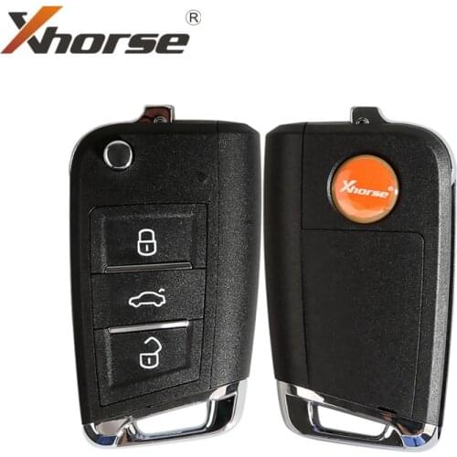 Xhorse Super Remote Key MQB Style 3 Buttons Built-in Super Chip XEMQB1EN English Version 5pcs/lot