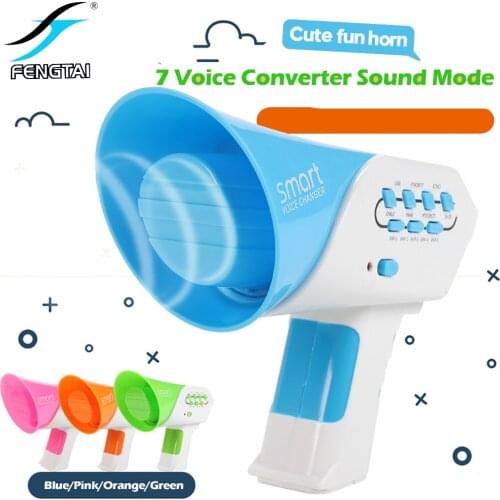 Childrens Voice Changer, Smart Big Horn Loudspeaker for Adults and Children, Childrens Toy That Can Change 7 Different Sounds