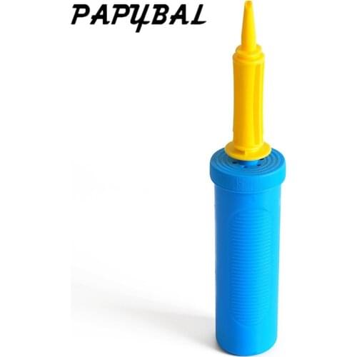 High quality 1 Pcs Balloon Pump Mini Plastic Hand Held Needle Ball Party Balloon Inflator Portable Useful Decoration Tools